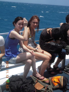 Great Barrier Reef tour - flight attendants off duty