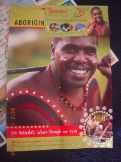71 83d. Cairns, Australia - Tjapukai Aboriginal Culture Park brochure