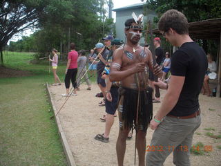 114 83d. Tjapukai Aboriginal Cultural Park - spear throwing