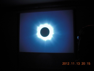 185 83d. Astro Trails presentation about eclipse