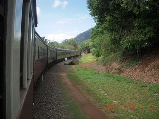 Kurunda rain forest tour - scenic railway - wrought iron train door