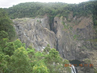 Kurunda rain forest tour - scenic railway - Barron Falls sign