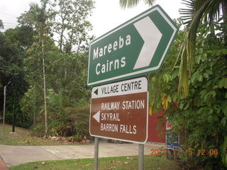 Kurunda rain forest tour - sign