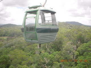 rain forest tour - Skyrail - empty gondola