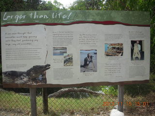 Hartley's Crocodile Adventures sign