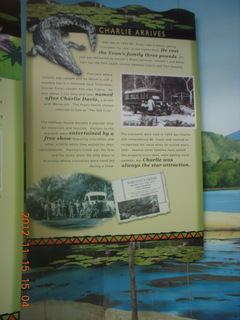 359 83f. Hartley's Crocodile Adventures sign