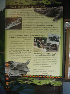 Hartley's Crocodile Adventures sign