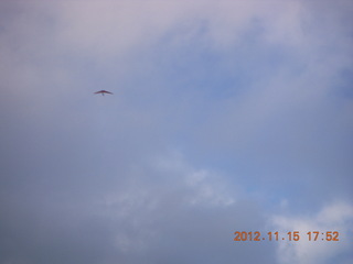 hang glider flying