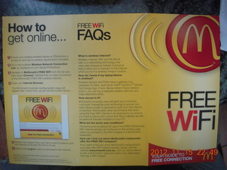 McDonald's free WiFi