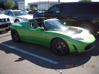 fancy hot-rod electric car at Deer Valley Airport (DVT)