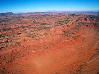 aerial - flight to Monument Valley