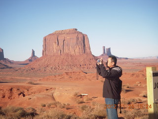 Monument Valley tour - Sean taking a picture