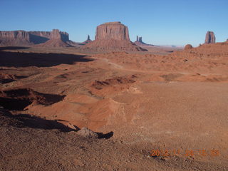 Monument Valley tour - tourist at John Ford point