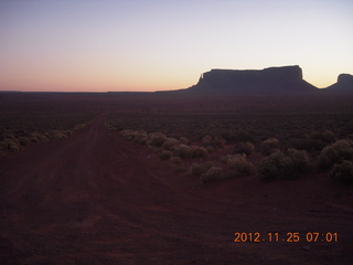 Monument Valley - dawn with Jupiter