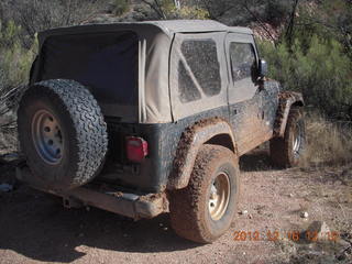 Bouquet Ranch - hike - muddy Jeep