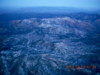 aerial - mountains near Prescott