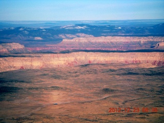 aerial - near the canyon