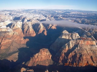 aerial - Zion National Park