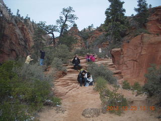 121 84p. Zion National Park - Angels Landing hike - hikers