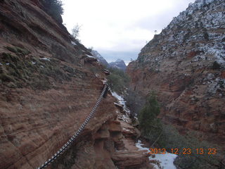 124 84p. Zion National Park - Angels Landing hike - chains