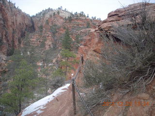126 84p. Zion National Park - Angels Landing hike - chains
