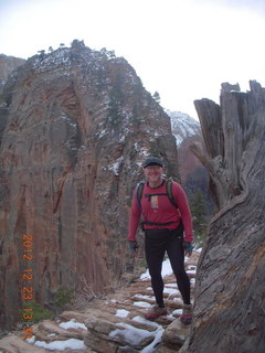 Zion National Park - Angels Landing hike - slippery Walter's Wiggles