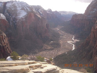 Zion National Park - Angels Landing hike - view from top