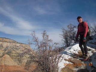 175 84p. Zion National Park - Angels Landing hike - Adam