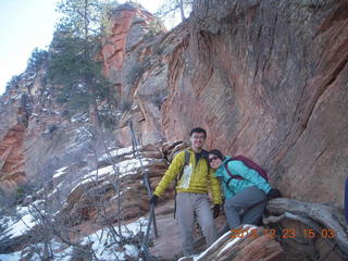 Zion National Park - Angels Landing hike - other hikers