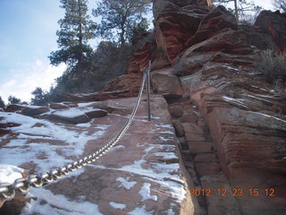 197 84p. Zion National Park - Angels Landing hike - chains