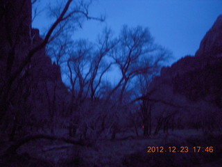 292 84p. Zion National Park - Angels Landing hike - dusk