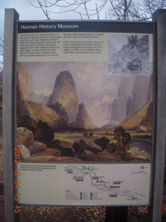 Zion National Park - Human History Museum sign