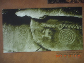 247 84q. Zion National Park - ancient petroglyphs photo