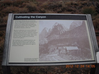 250 84q. Zion National Park - sign