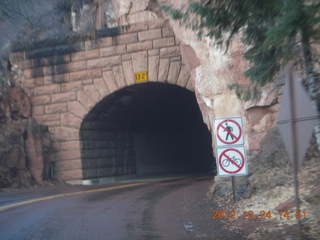 Zion National Park - drive - tunnel