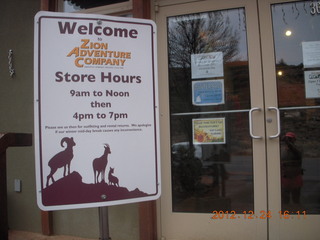 Zion Adventure Company hours