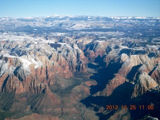 81 84r. aerial - Zion National Park