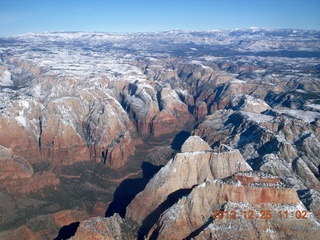 87 84r. aerial - Zion National Park