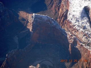 101 84r. aerial - Zion National Park - Angels Landing
