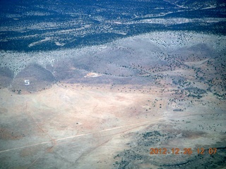 177 84r. aerial - Seligman 'S' on a mountain