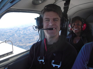 Kevin and Annie flying in N8377W