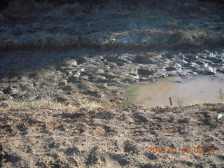 Coolidge Airport run - muddy canal