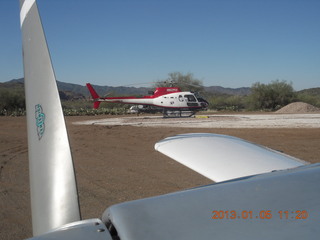 1040 855. Superior Airport - N8377W and helicopter