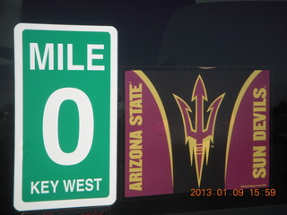 20 859. Mile 0 Key West sticker