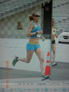 picture of erin vergara on my monitor