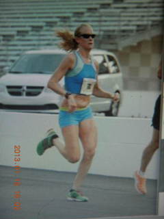 picture of erin vergara on my monitor