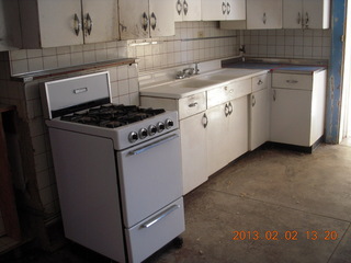 Empire Ranch tour - kitchen