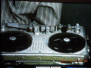 reel to reel tape on TV - phone tap or police recording