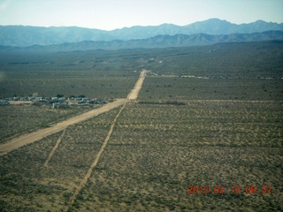 230 86a. aerial - Eagle Roost flight in Charles R's airplane - Alamo Lake airstrip