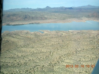 aerial - Eagle Roost flight in Charles R's airplane - Alamo Lake airstrip